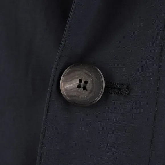 Schneiders Button Front Water Repellent Jacket Size 56 (46 US) In Blue Cotton - Picture 2 of 14